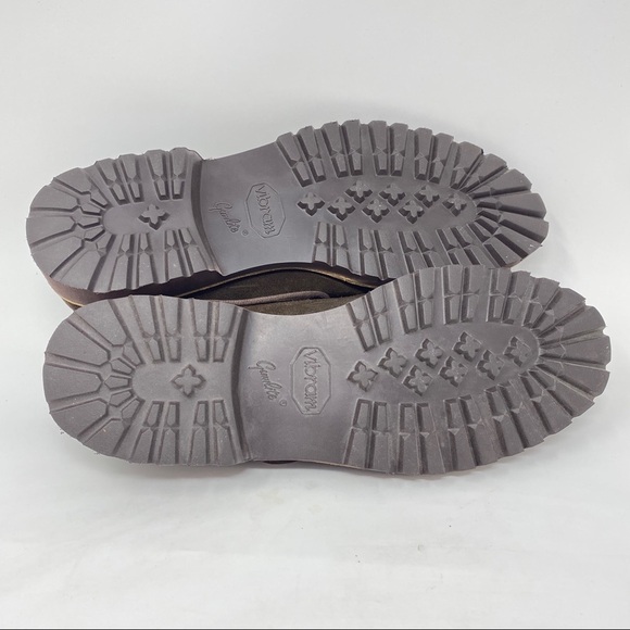 Tod\'s Brown Suede Wingtip Shoes Vibram Soles
